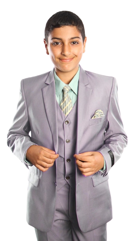 Tazzio Boys Suit B363-02-LT.GREY