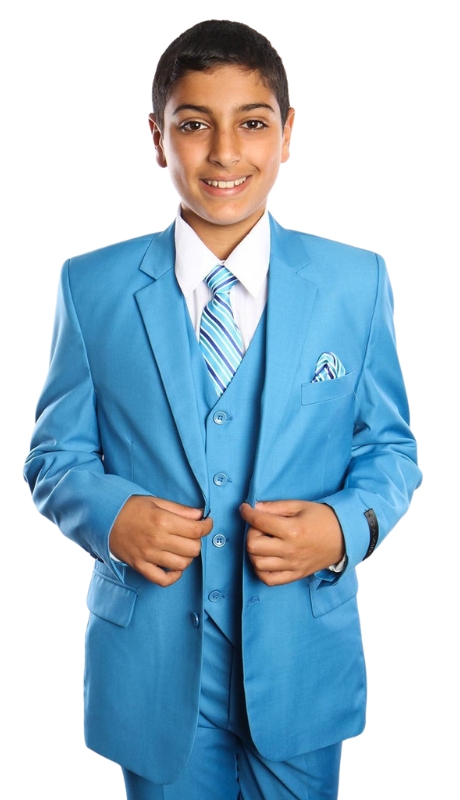 Tazzio Boys Suit B363-08-French Blue