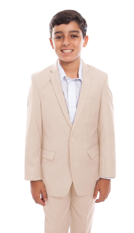 Tazzio Boys Suit B364S-04-TAN