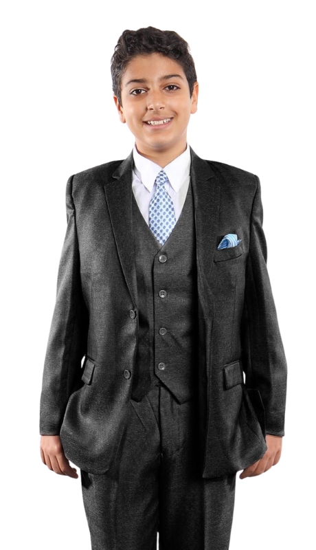 Tazzio Boys Suit B370-01-BLK