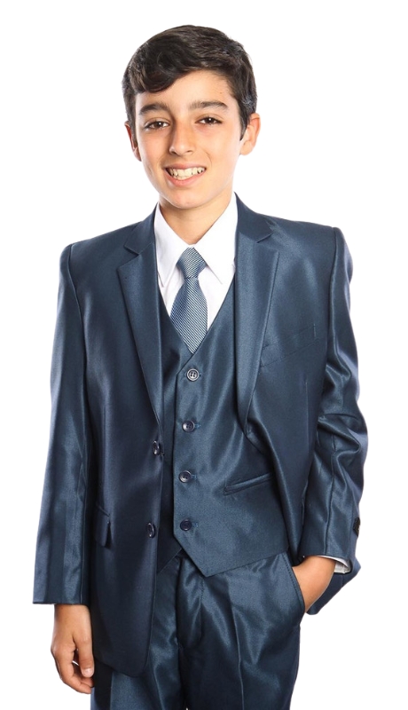 Tazzio Boys Suit B371-02-BLUE