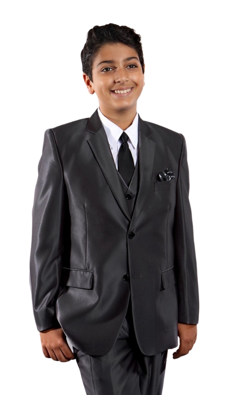 Tazzio Boys Suit B372-01-BLK