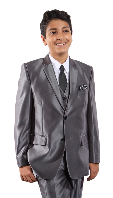 Tazzio Boys Suit B372-02-DARK-GRY