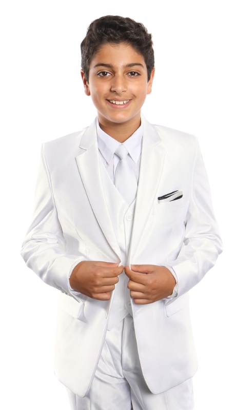 Tazzio Boys Suit B372-04-OFF-WHT