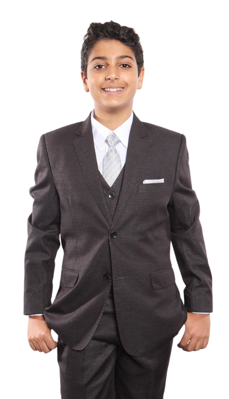 Tazzio Boys Suit B373-02-CHAR