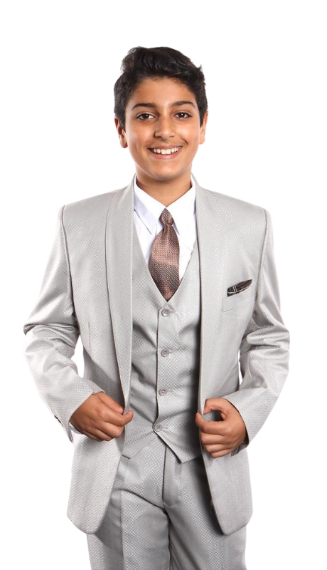Tazzio Boys Suit B376-02-TAN