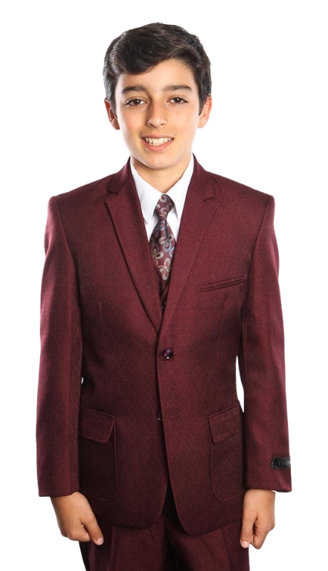 Tazzio Boys Suit B385-02-BURG