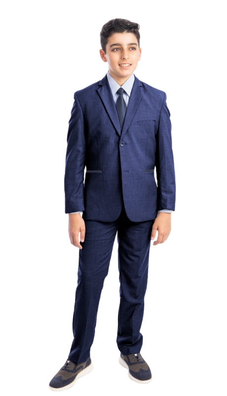 Tazzio Boys Suit B392-01-BLUE
