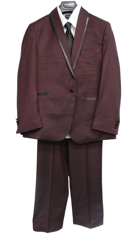 Tazzio Boys Suit B393-04-BURG