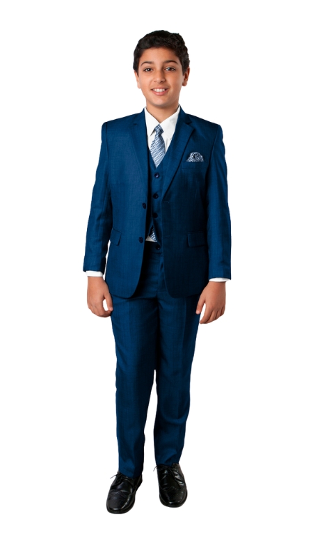 Tazzio Boys Suit B394-11-BLUE