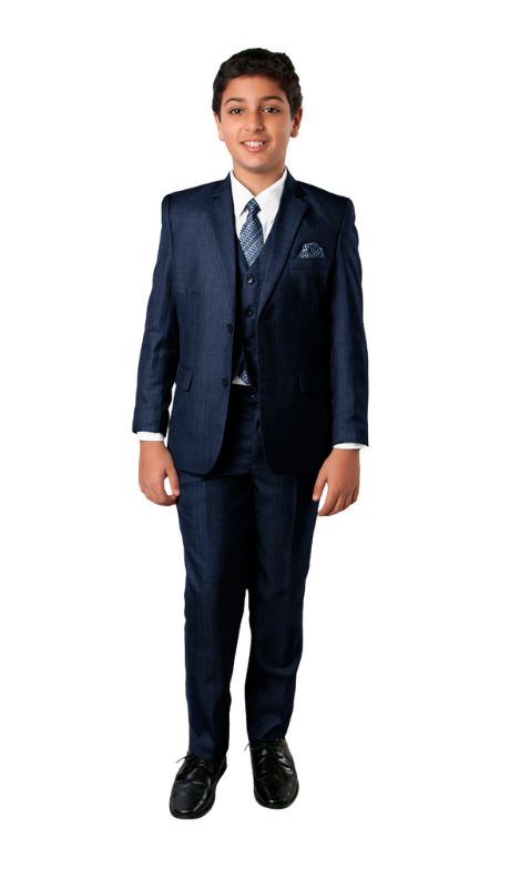 Tazzio Boys Suit B394-13-NAVY