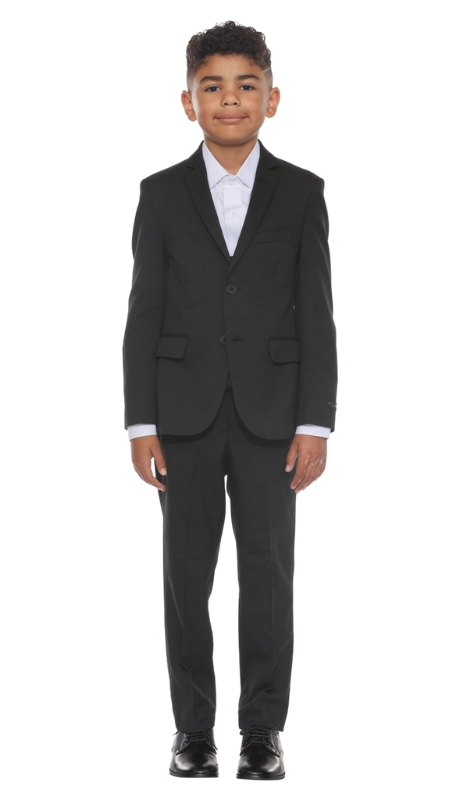 PERRY ELLIS Boys Suit BJ346-03-DARK-GREY