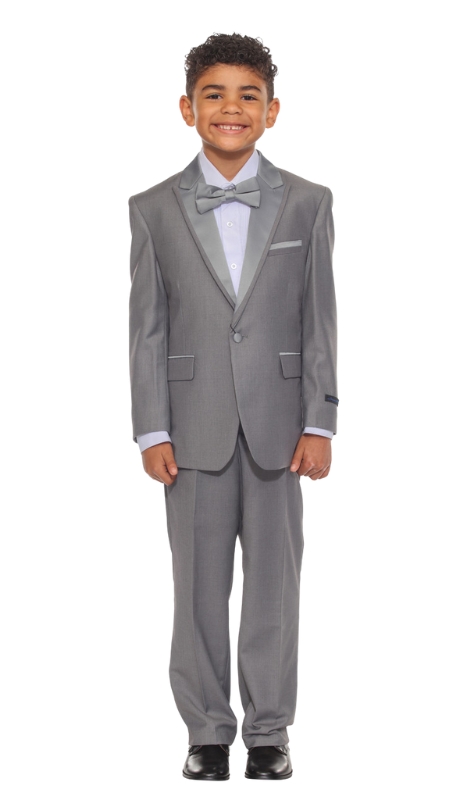 Tazzio Boys Suit BT187-04-DARK-GREY