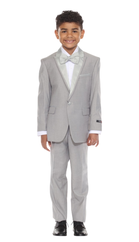 Tazzio Boys Suit BT187-05-LIGHT-GREY