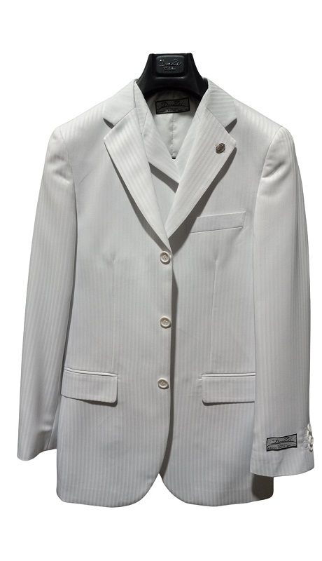 Denzel Mens Suit M067-02-WHT
