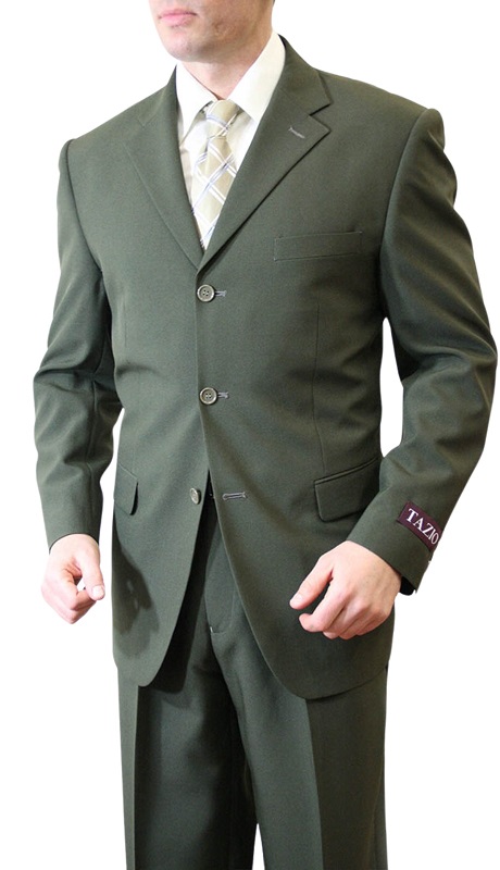 Tazzio Mens Suit M069-03-CHAR