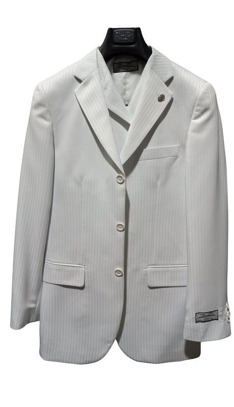 Tazzio Mens Suit M075-02-WHITE