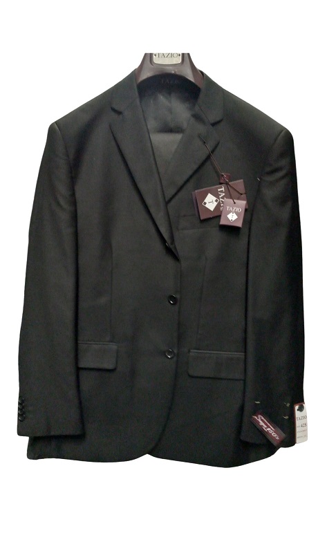 Tazzio Mens Suit M086-BLK