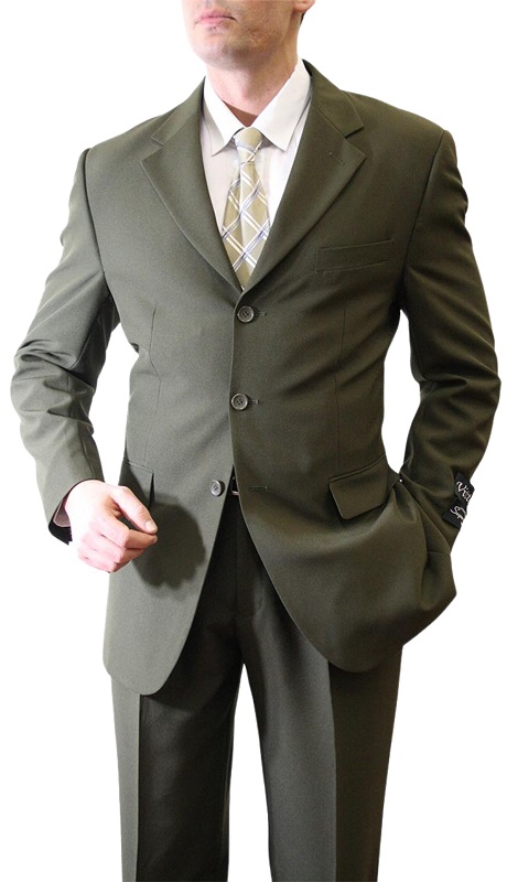 Vitto Mens Suits-M097-05-OLIVE