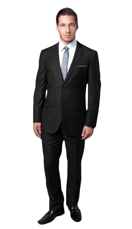 Tazzio Mens Suit M118S-01-BLK