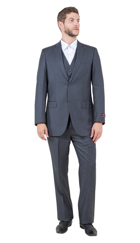 Demantie Mens Suit M120-02-GRY