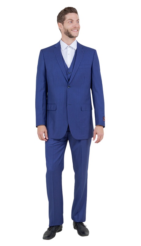 Demantie Mens Suit M120-04-BLUE