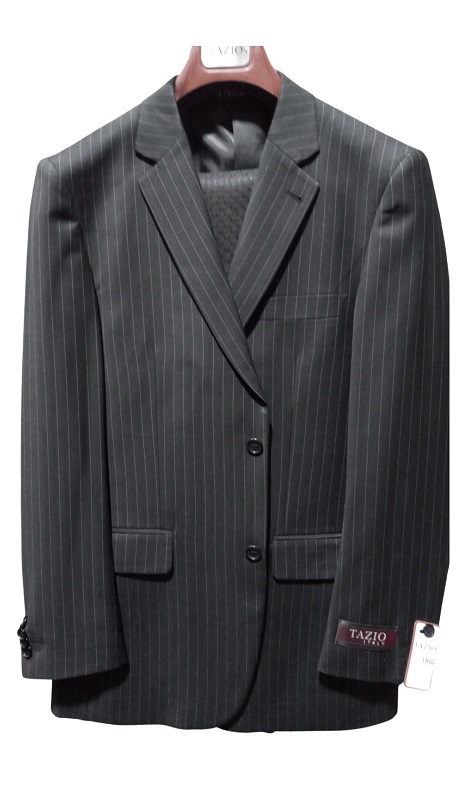 Tazzio Mens Suit M124-01-BLK