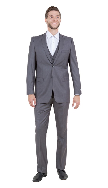 Tazzio Mens Suit M154S-09-GRY