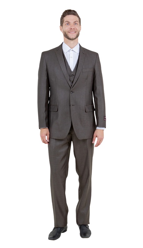 Tazzio Mens Suit M158-02-BRN