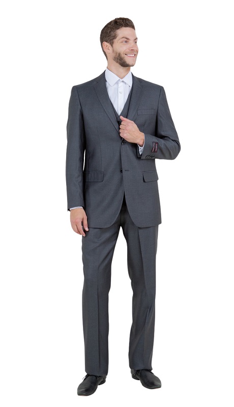Tazzio Mens Suit M158-03-STEEL-NAVY