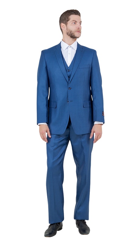 Tazzio Mens Suit M158-11-BLUE