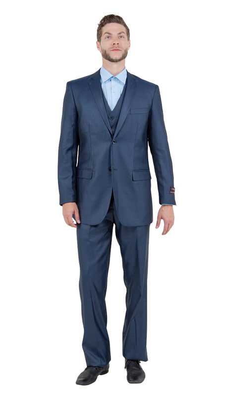 Tazzio Mens Suit M158-13-NAVY-BLUE