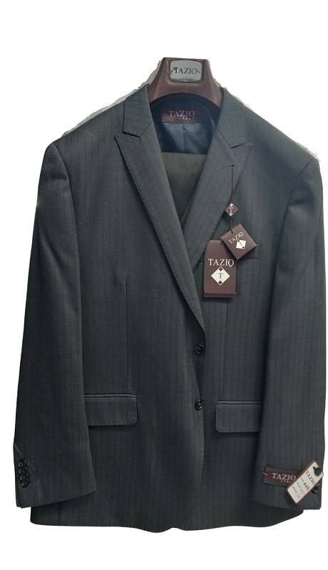 Tazzio Mens Suit M159-01-BLK