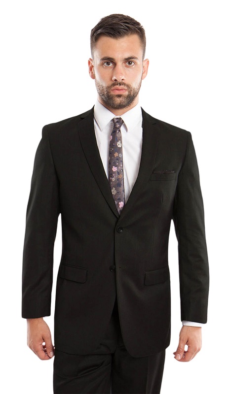 Tazzio Mens Suit M208S-01-BLK