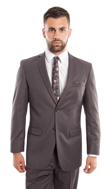 Tazzio Mens Suit M208S-03-DARK-GRY