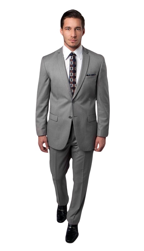 Tazzio Mens Suit M208S-05-LIGHT-GRY