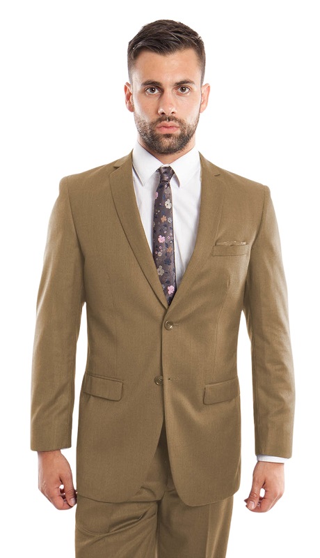 Tazzio Mens Suit M208S-06-SAND
