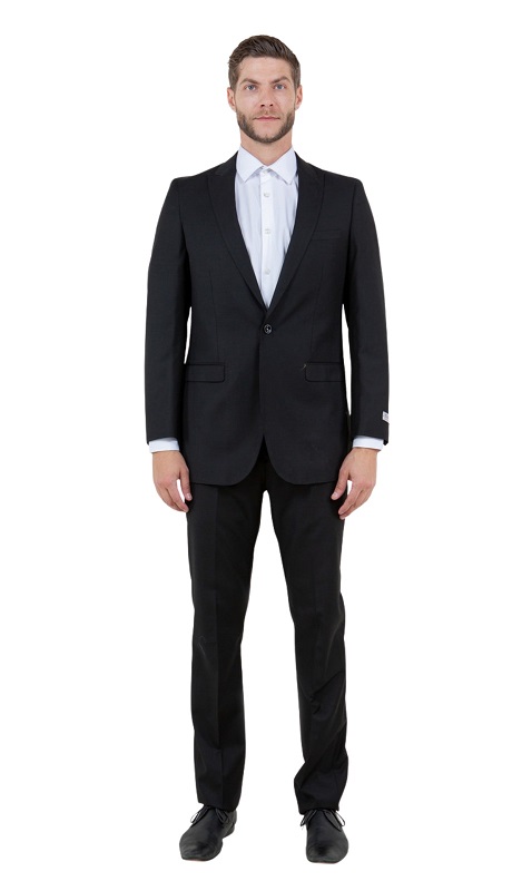 Tazzio Mens Suit M211S-01-BLACK
