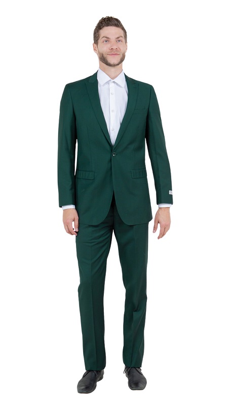 Tazzio Mens Suit M211S-06-HUNTER-GREEN