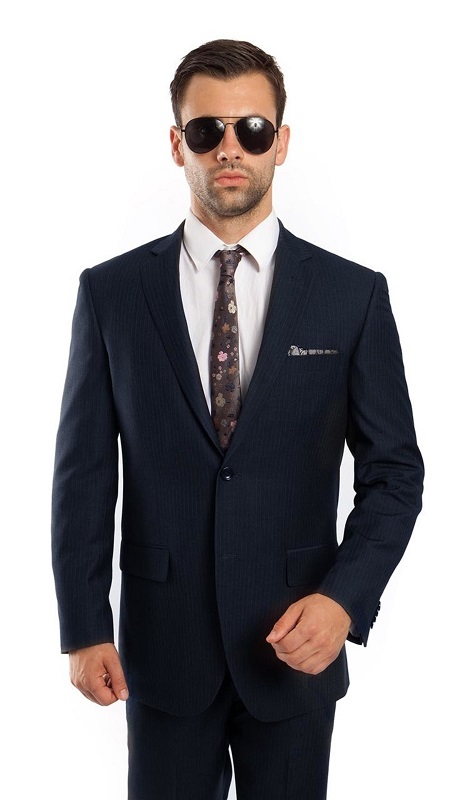 Demantie Mens Suit M215-02-Navy