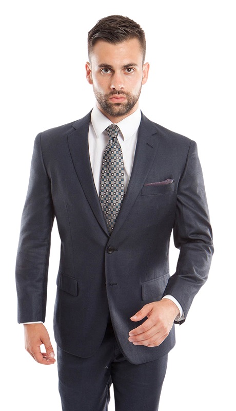 Demantie Mens Suit M223-02-Dark Blue
