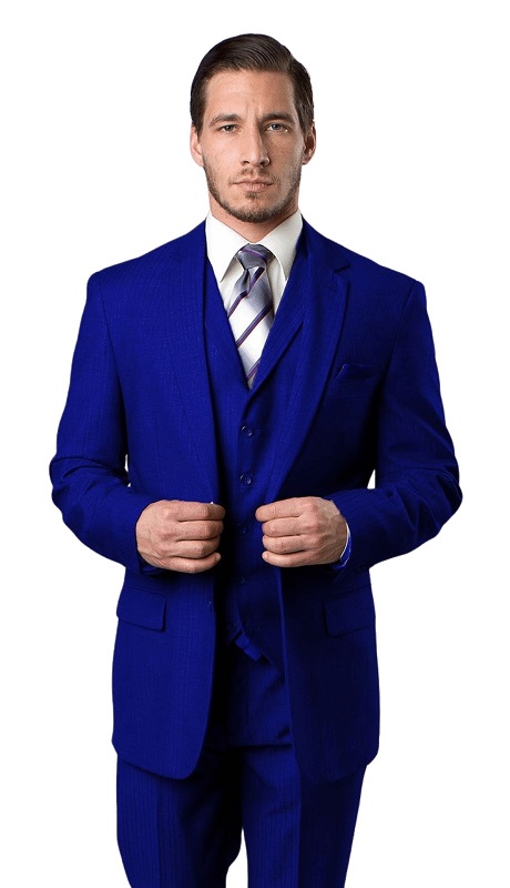 Azzuro Mens Suit M230-02-Navy