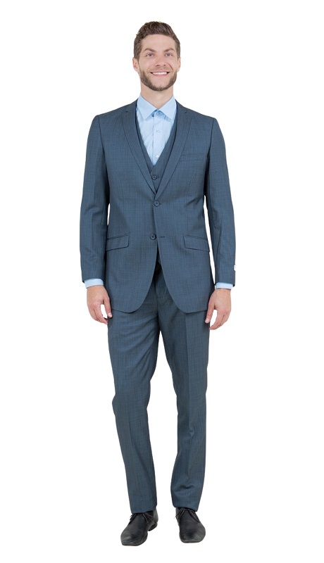 Tazzio Mens Suit M250S-01-BLUE
