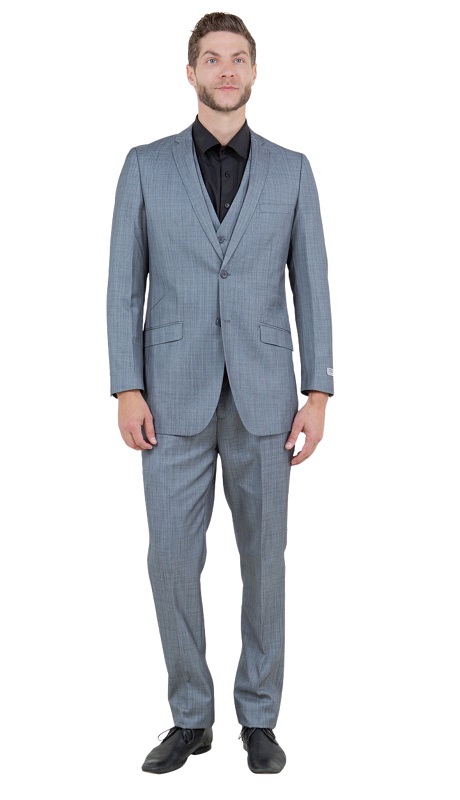 Tazzio Mens Suit M250S-02-GRY
