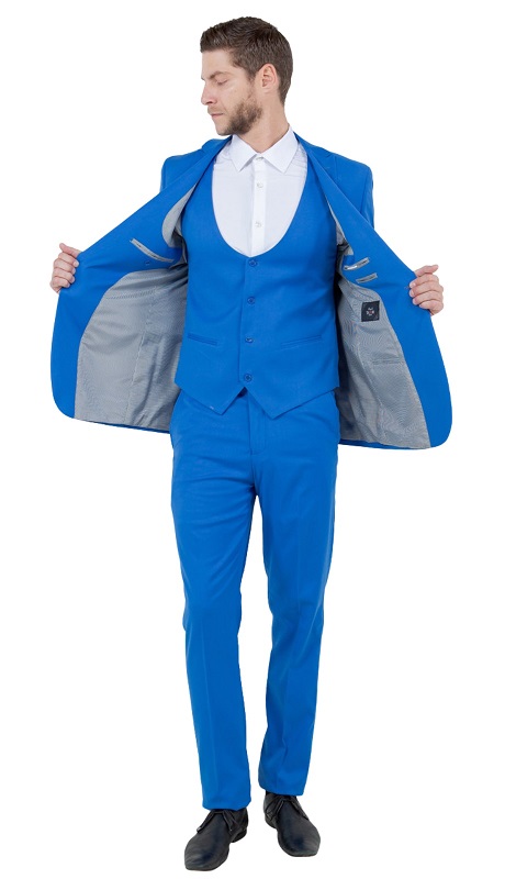 Tazzio Mens Suit-M255US-09-BLUE 