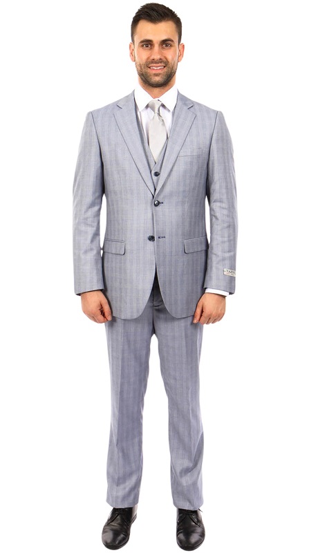 Tazzio Mens Suit M271S-01-LT-BLUE