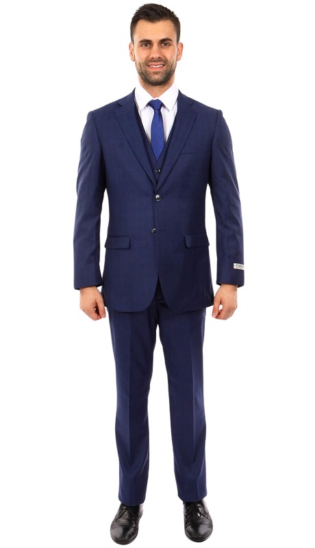 Tazzio Mens Suit M271S-02-DARK-BLUE