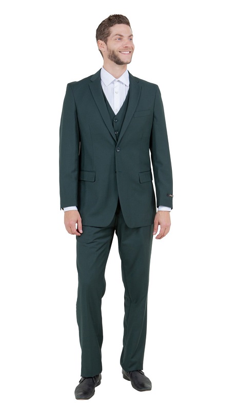 TAZZIO Mens Suit-M302-20-Olive