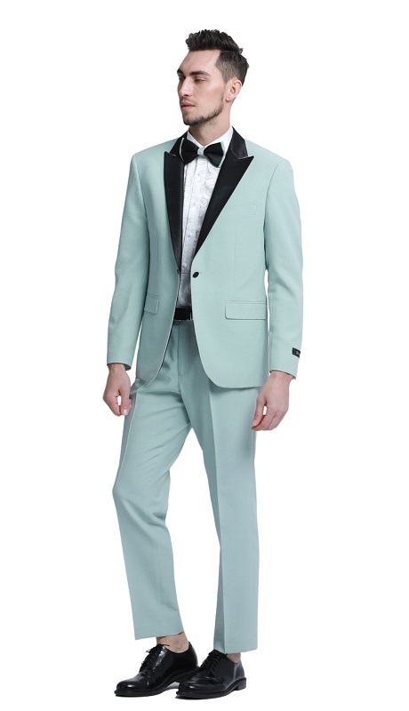 Tazzio Mens Suit-M332SK-04-MINT 