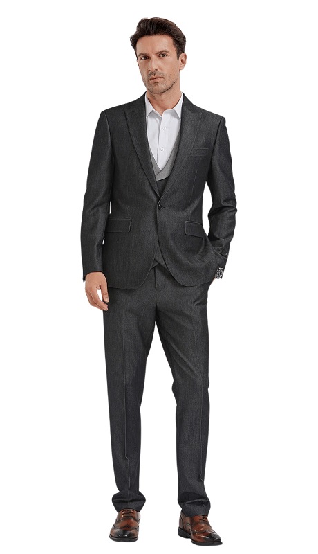 Tazzio Mens Suit-M347SK-02-NAVY